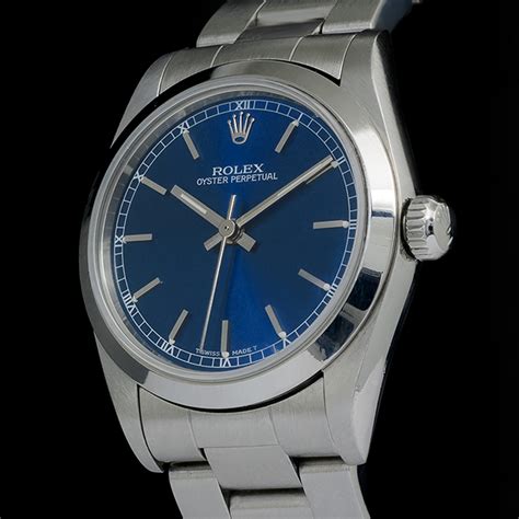 rolex oister quadrante blu|rolex oyster perenniale.